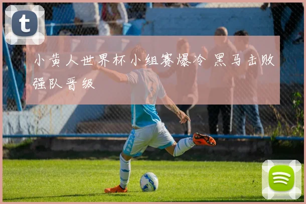 小黄人世界杯小组赛爆冷 黑马击败强队晋级